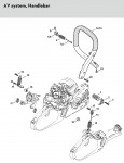 Stihl MS 231 C-BE Quick Chain Tensioner ErgoStart Easy2Start Gasoline Chainsaw Spare Parts